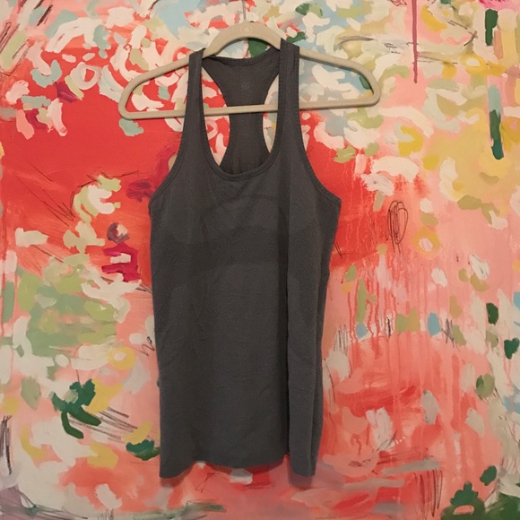 Lululemon swiftly grey racerback tank