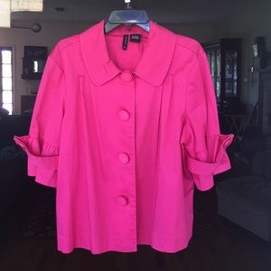 Pink cropped jacket