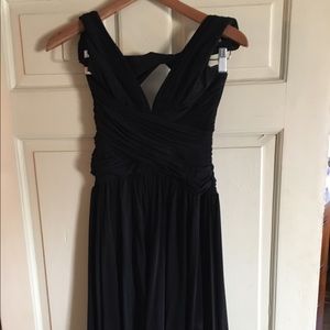 BCBG black formal dress