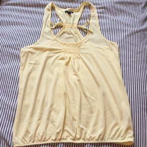 American Eagle Yellow Razorback Tank Sz XL