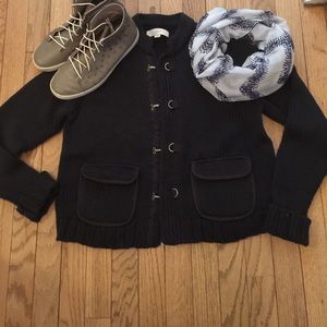 Like new Loft crop sweater jacket ❤️