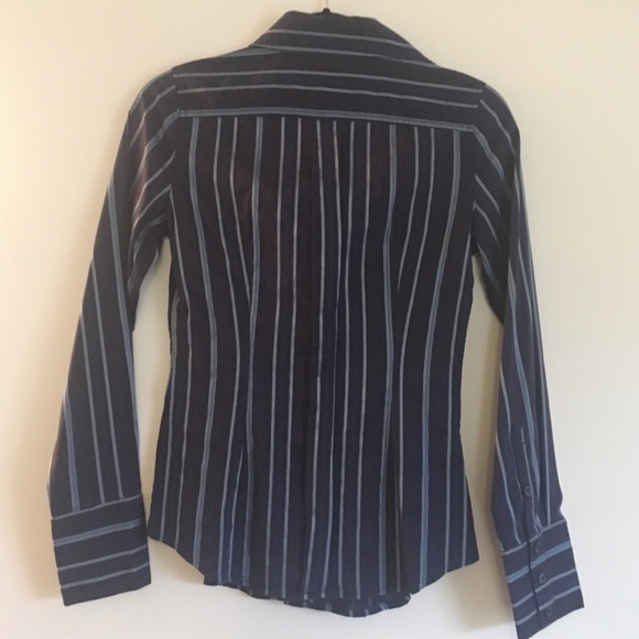 Navy Blue Express button up - Picture 4 of 4