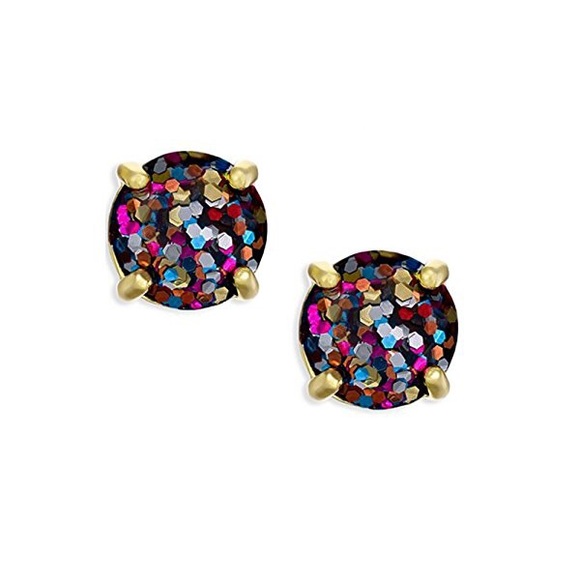 Kate Spade Multicolor Glitter Stud Earrings