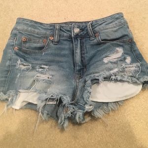 American eagle hi-rise shorts