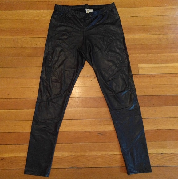 Faux Leather Leggings Mimi Chica