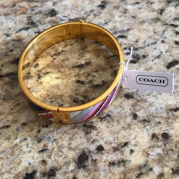 Coach bangle with multi color and sparkle - Picture 2 of 4