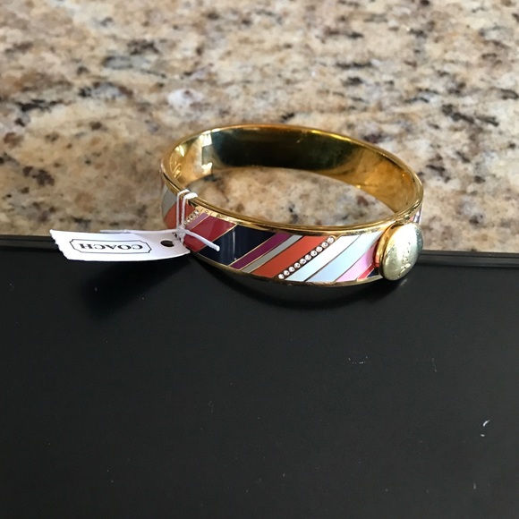 Coach bangle with multi color and sparkle - Picture 4 of 4