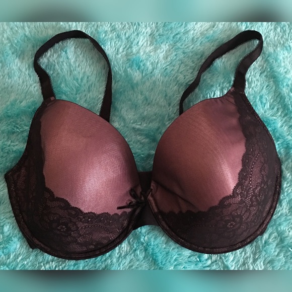 Purple lace bra