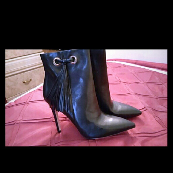 Designer Leather Booties