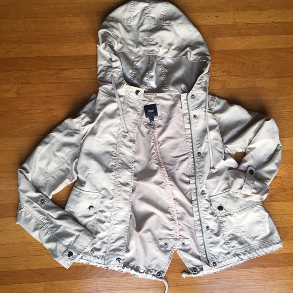 ❤️SALE! GAP nude jacket with hood