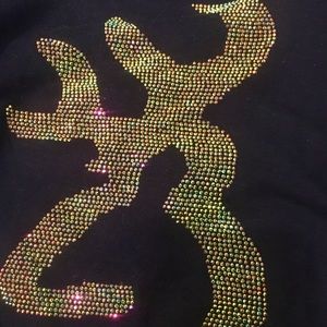 Browning deer or any design rhinestone crystals