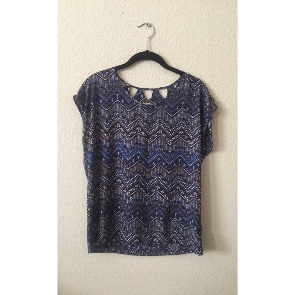 skies are blue blouse