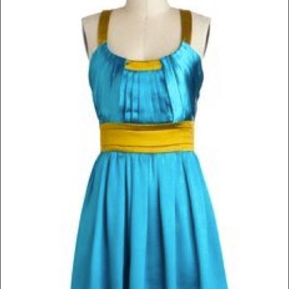 ISO Modcloth 'Head to Topaz' dress in size M/6 - Picture 1 of 2