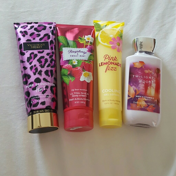 Bath & Body Works and VS lotion