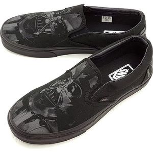 Men's black Vans Darth Vader shoes