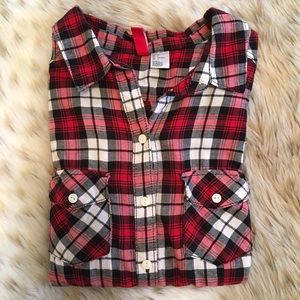Plaid flannel H&M button down