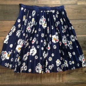 Jason Wu pleated high waisted flower skirt