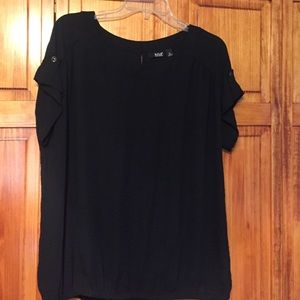 Black A.N.A. Dressy tee