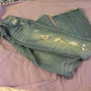 Abercrombie & Fitch distressed jeans