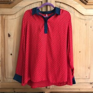 Free People Novelty Blouse
