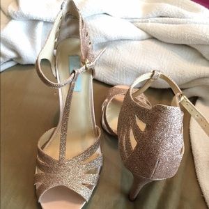 Betsy Johnson size 10 sparkly heels brand new