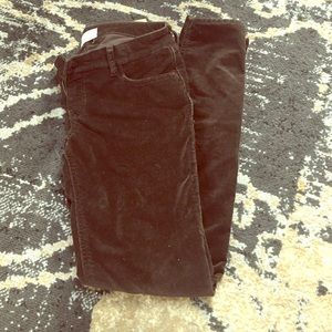 Hollister Brown skinny Corduroy SZ 3/26 Pants