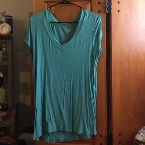 Teal Target Tee