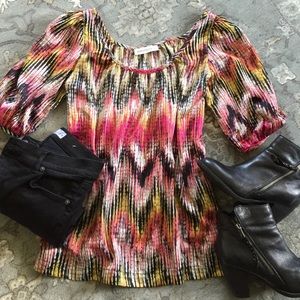 Veronica M Chevron Blouse