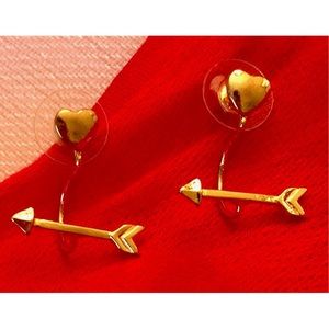 💥CLEARANCE💥Cupid's Arrow Ear Jacket Earrings