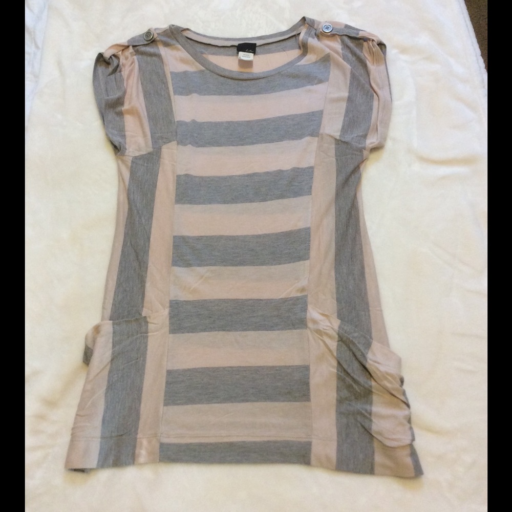 Lush (Nordstrom BP) brand long striped t-shirt