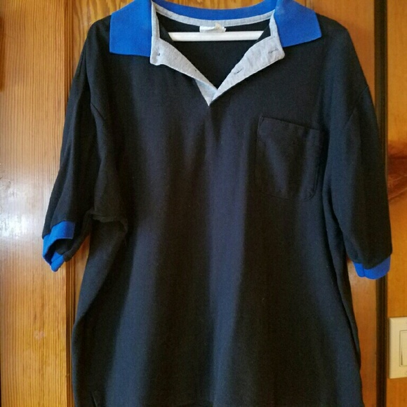 Men's Puritan XL Blue Polo