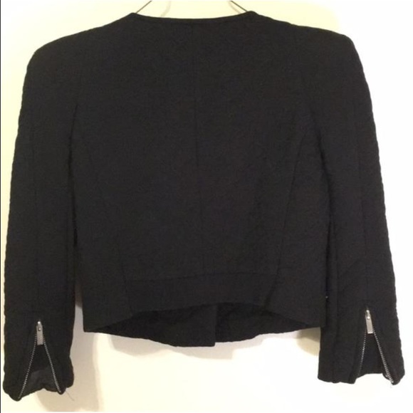 BCBGMAXAZRIA Quilted Crop Jacket - Picture 2 of 4