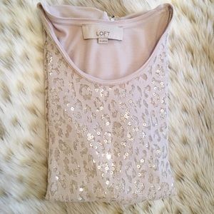 Loft Sequin top