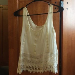 White Lace Tank