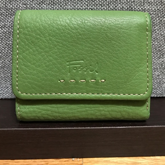 Green Fossil Wallet