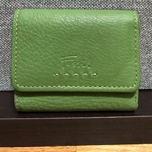 Green Fossil Wallet