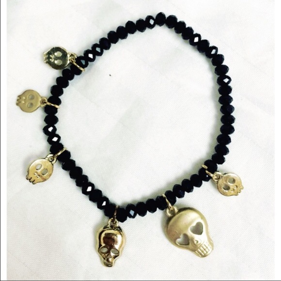 Skull Charm Bracelet
