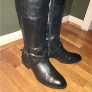 Ralph Lauren "Maryann" Riding Boot Black