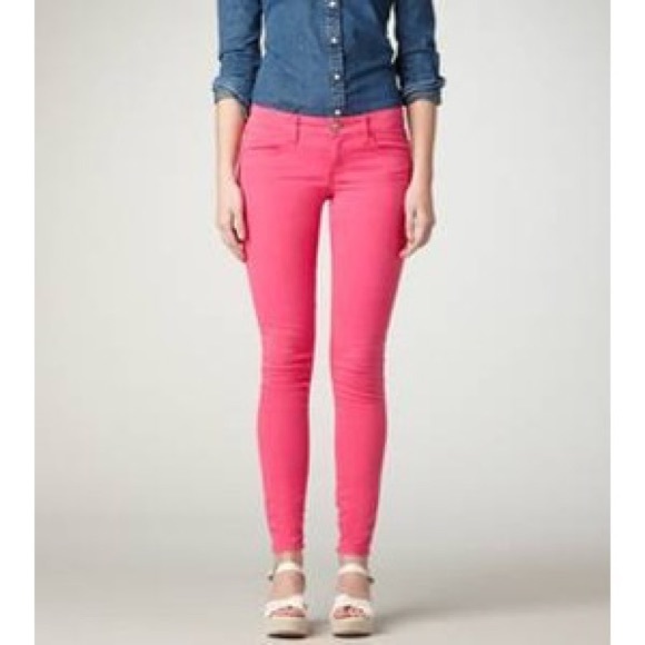 American Eagle Skinny Jeggings Pink 0