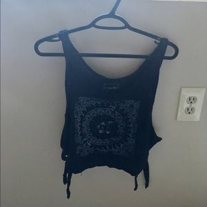 Free people crop boho tank size S