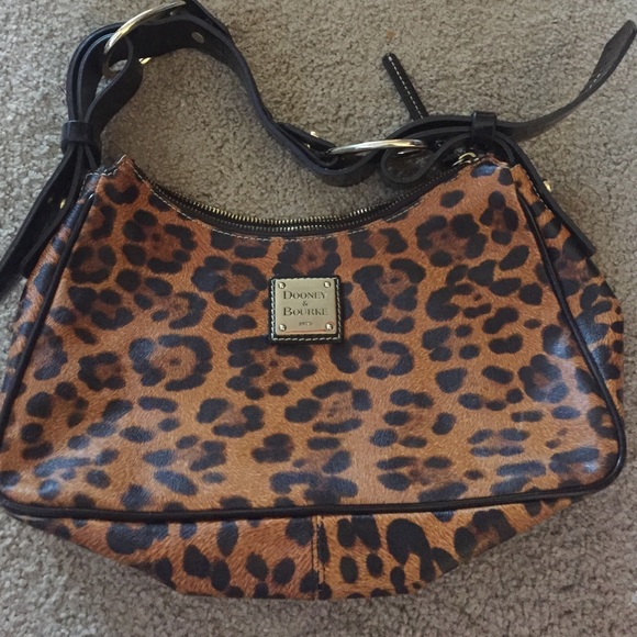Dooney and Burke cheetah print purse