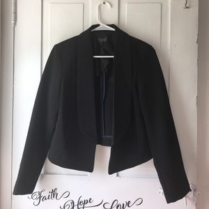 Topshop Shawl Collar Crop Jacket