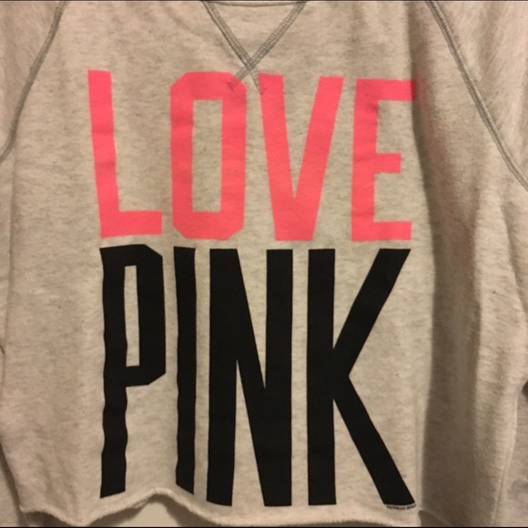 VS Pink love pink sweatshirt
