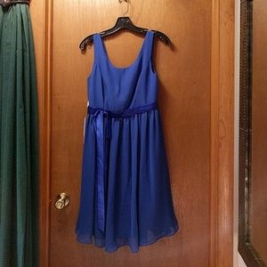 Royal blue bridesmaids dress