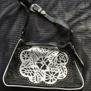 Leather tooled purse!