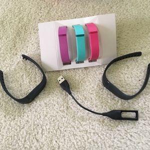 Fitbit plus colored case collection