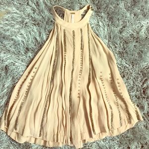 Free People Beaded Top