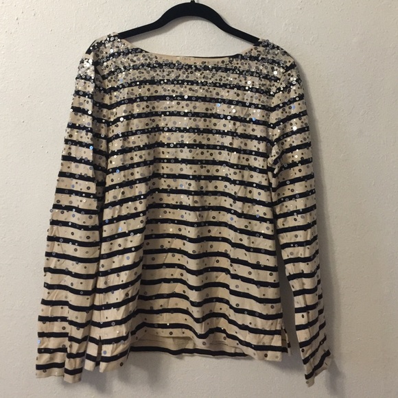 Sequin Ombré J. Crew Top