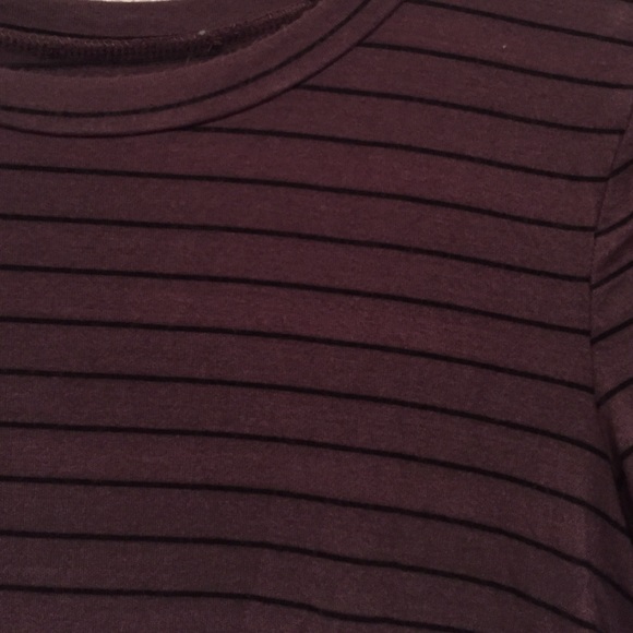 purple and black striped shirt - Picture 2 of 2