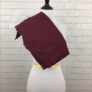 Maroon H&M Skinny Pants